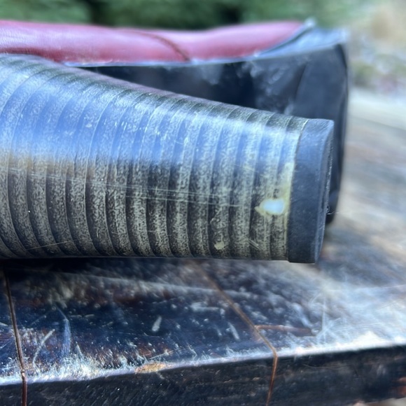 Clarks “Indigo” leather boots with heels.  Brass buckles woman’s size 6 - Picture 9 of 10